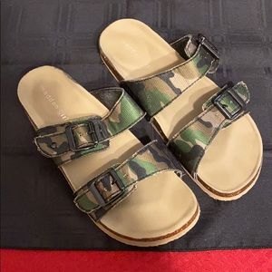 Madden girl camo sandals